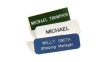 1-1/4&quot; x 3&quot; Standard Name Badge w/ Magnetic Fastener