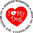 ILV102 - I Love My Dog Return Address Stamp