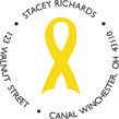 Yellow Ribbon Custom Address Stamp