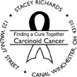 Carcinoid Cancer Personalized Multi-Color Stamp, Circular