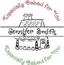 Gingerbread House Bakers Stamp