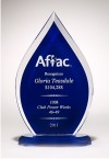 Flame Clear Acrylic Award A6857