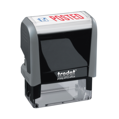 Trodat POSTED Two-Color Stock Stamp