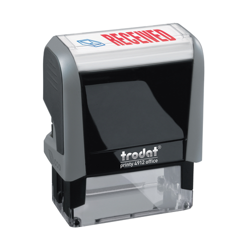 Trodat RECEIVED Two-Color Stock Stamp