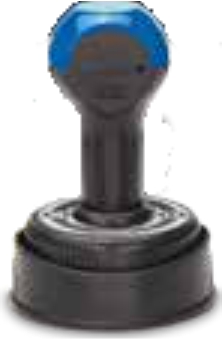 Shiny MR17 Hand Stamp  5/8" diameter Plastic Mount