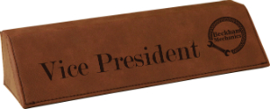 2" x 8" Leatherette Desk Wedge