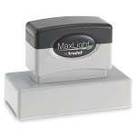Vermont Notary Maxlight 185 Pre-Inked Stamp  Rectangular 