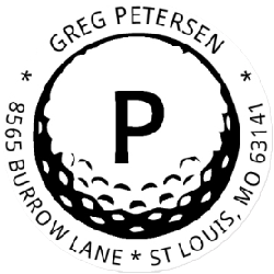 Designer Monogram Address Seal Size 2"
